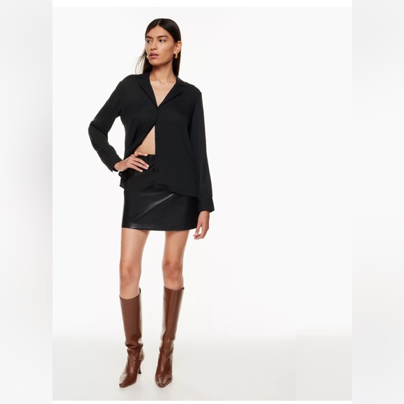 Aritzia Wilfred Tulum Blouse Sz L - Picture 11 of 14